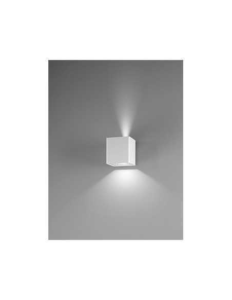 Applique LED Beam a cubo bianco con doppio fascio regolabile, 2x5 W 4000 K, IP54 | Perenz -PERENZ