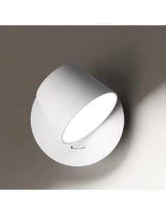 Applique LED Konec conica bianco opaco, fascio orientabile e interruttore, 6 W | Perenz -PERENZ 2