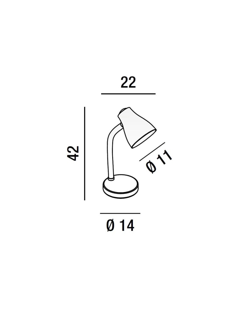 Lampada da studio e cameretta Toy con braccio snodabile in plastica viola, E27 | Perenz -PERENZ