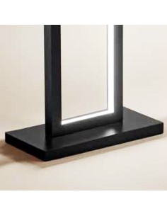 Piantana LED Cross a riquadri in alluminio nero opaco, 64 W CCT, H 180 cm | Perenz -PERENZ 2