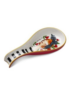 Le Pupazze set canovaccio e poggiamestolo in ceramica decorata | Egan -EGAN 2