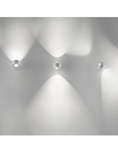Applique Nautilus Mini orientabile con lente convessa, metallo bianco opaco, LED 3000K | Lodes -LODES - STUDIO ITALIA 2