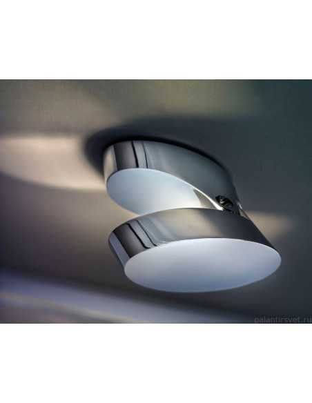Applique LED Pin-Up a conchiglia orientabile in cromo, 9 W 3000 K | Lodes -LODES - STUDIO ITALIA