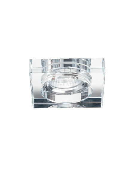 Faretto da incasso quadrato Blues Square in vetro specchiato, GU10, foro 6 cm | Ideal Lux -IDEAL LUX