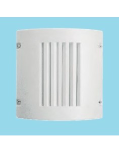 Applique da esterno Visus IP65 in alluminio bianco con vetro acidato, 2 G24d-3 | Arealite -AREALITE