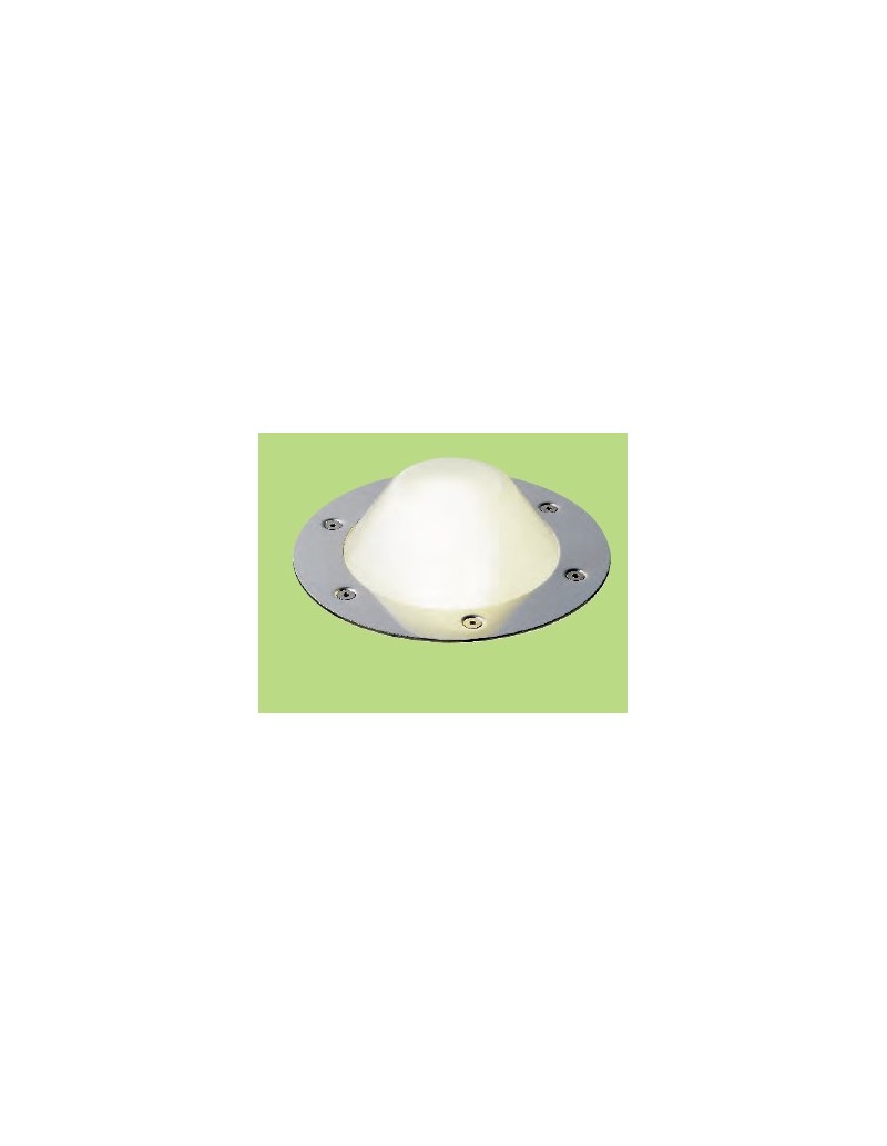 Faro da incasso calpestabile Security con anello in acciaio inox, E27, IP65 | Arealite -AREALITE