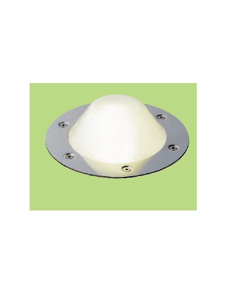 Faro da incasso calpestabile Security con anello in acciaio inox, E27, IP65 | Arealite -AREALITE
