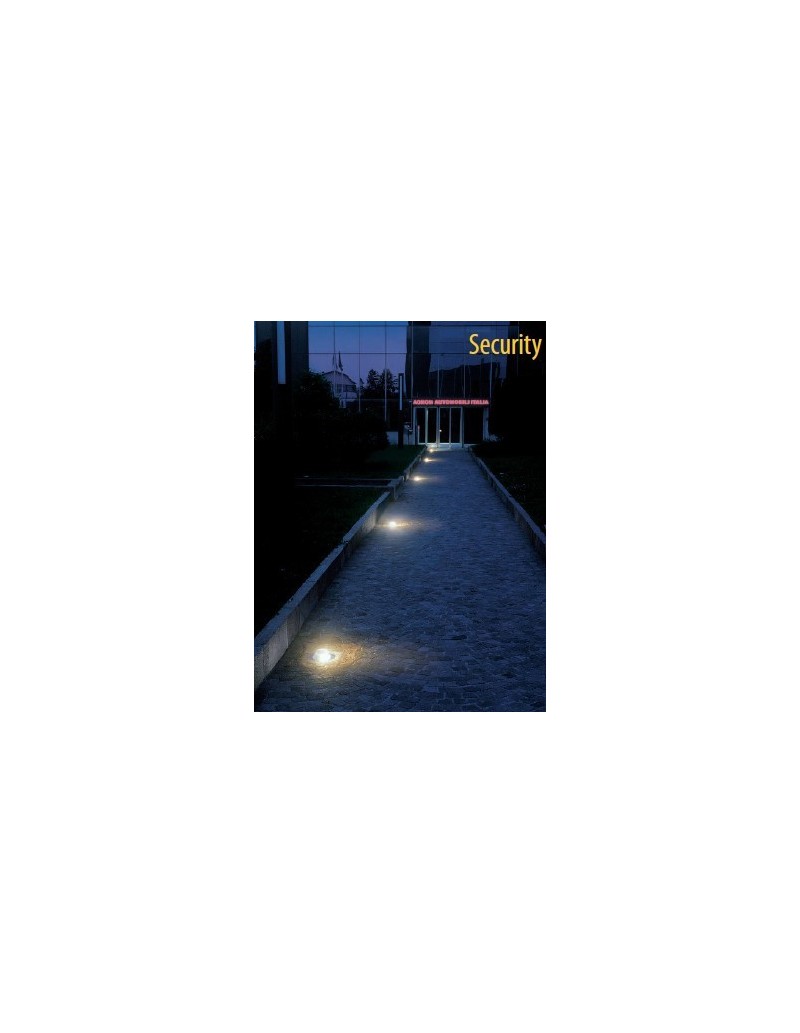Faro da incasso calpestabile Security con anello in acciaio inox, E27, IP65 | Arealite -AREALITE