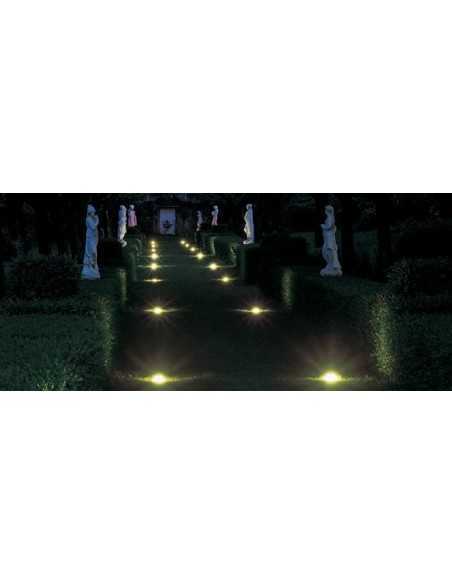 Faro da incasso calpestabile Security con anello in acciaio inox, E27, IP65 | Arealite -AREALITE