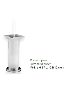 Scopino da terra moderno Gamma in ottone cromato, fatto a mano | Flab -FLAB