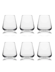 Aspen set 6 bicchieri acqua in vetro cristallino trasparente, 340 ml | Fade -FADE