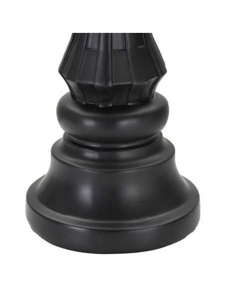 Scultura Re degli scacchi in resina nera e oro, H 40,5 cm | Mauro Ferretti -MAURO FERRETTI
