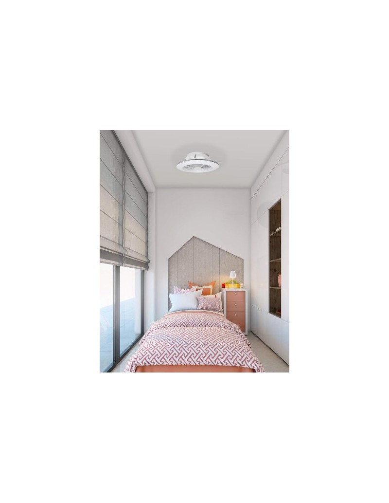 Plafoniera con ventilatore Alisio Mini LED 70 W CCT con telecomando e app | Mantra -MANTRA