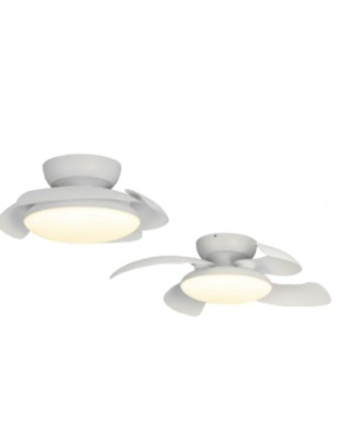 Ventilatore da soffitto Aloha con 4 pale pieghevoli e LED 50 W CCT, bianco | Mantra -MANTRA 2