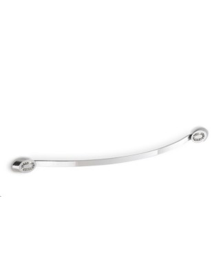 Asta porta asciugamani Osiride 55 cm in ottone cromato con strass bianchi | Flab -FLAB