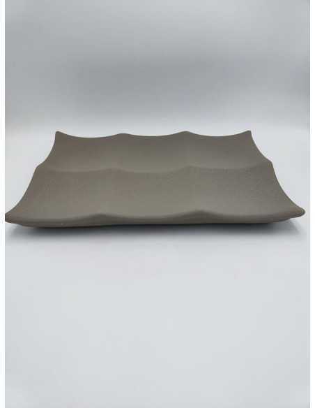 Centrotavola Quadri in ceramica grigia, 48x27 cm | Profili -PROFILI