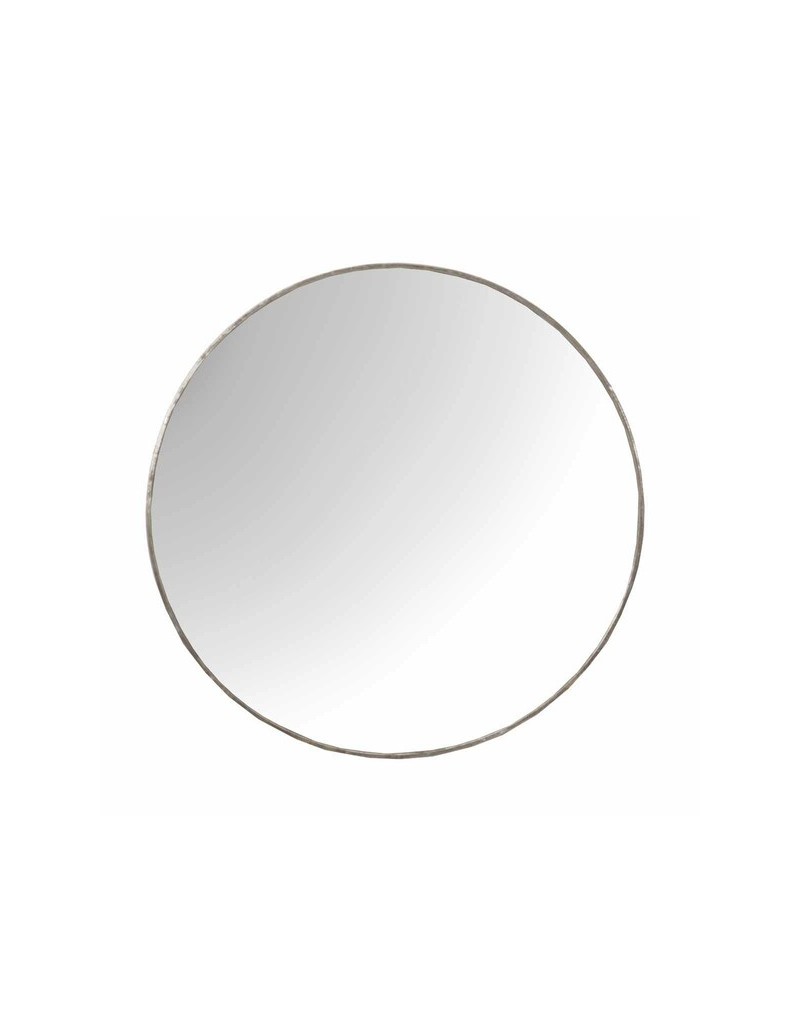 Specchio rotondo Front Of Ø 100 cm con cornice in metallo oro anticato | Innova Living -INNOVA LIVING