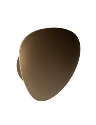 Applique LED Plettro a luce indiretta in metallo bronzo opaco 18x18, 12 W | Elesi Luce -ELESI LUCE