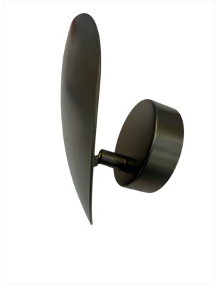 Applique LED Plettro a luce indiretta in metallo bronzo opaco 18x18, 12 W | Elesi Luce -ELESI LUCE 2