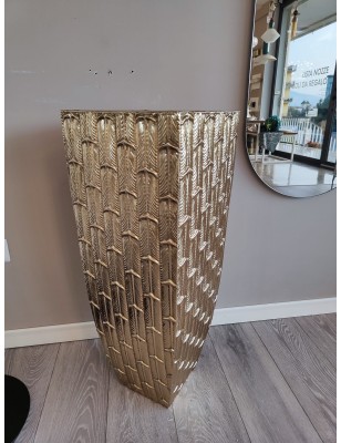 Vaso da terra Gliss in metallo oro, H 84 cm | Mauro Ferretti -MAURO FERRETTI