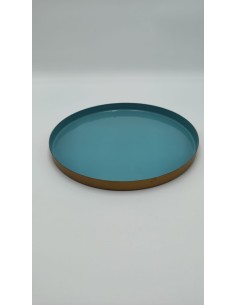 Vassoio tondo in metallo Ø 27 cm | Innova Living -INNOVA LIVING