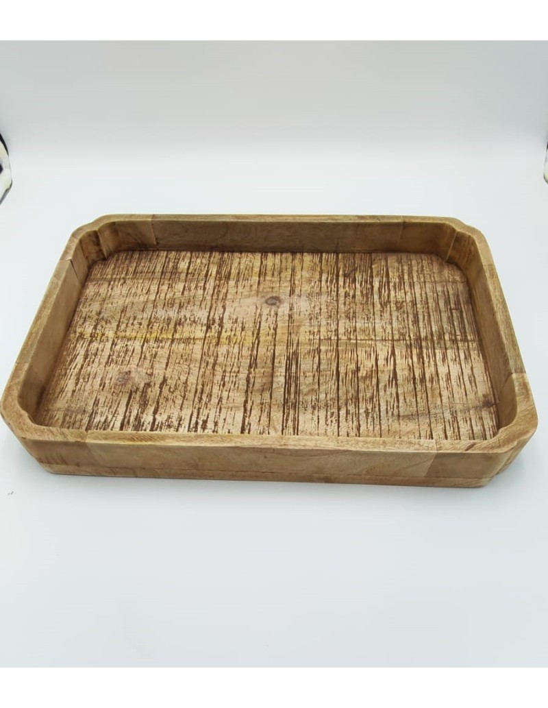 Wood vassoio in legno grande 48x34x6 cm | Innova Living -INNOVA LIVING