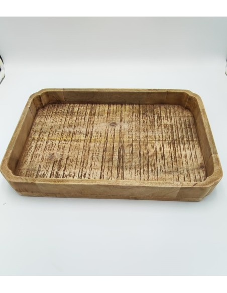 Wood vassoio in legno grande 48x34x6 cm | Innova Living -INNOVA LIVING