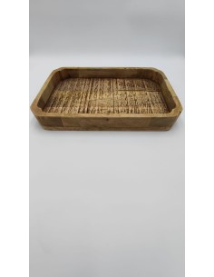 Wood vassoio in legno piccolo 40x28x6 cm | Innova Living -INNOVA LIVING