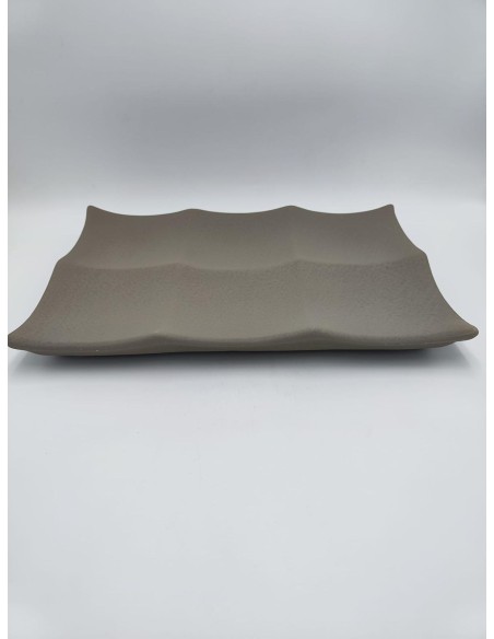 Centrotavola Quadri in ceramica grigia, 48x27 cm | Profili -PROFILI