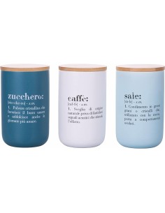 Victionary Shades set 3 barattoli double face in new bone china 750 ml | Villa d'Este -VILLA D' ESTE 2