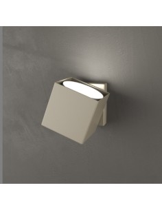 Applique Rotation cubo 8x8 cm in metallo sabbia orientabile 360°, GX53 | Top Light -TOP LIGHT 2