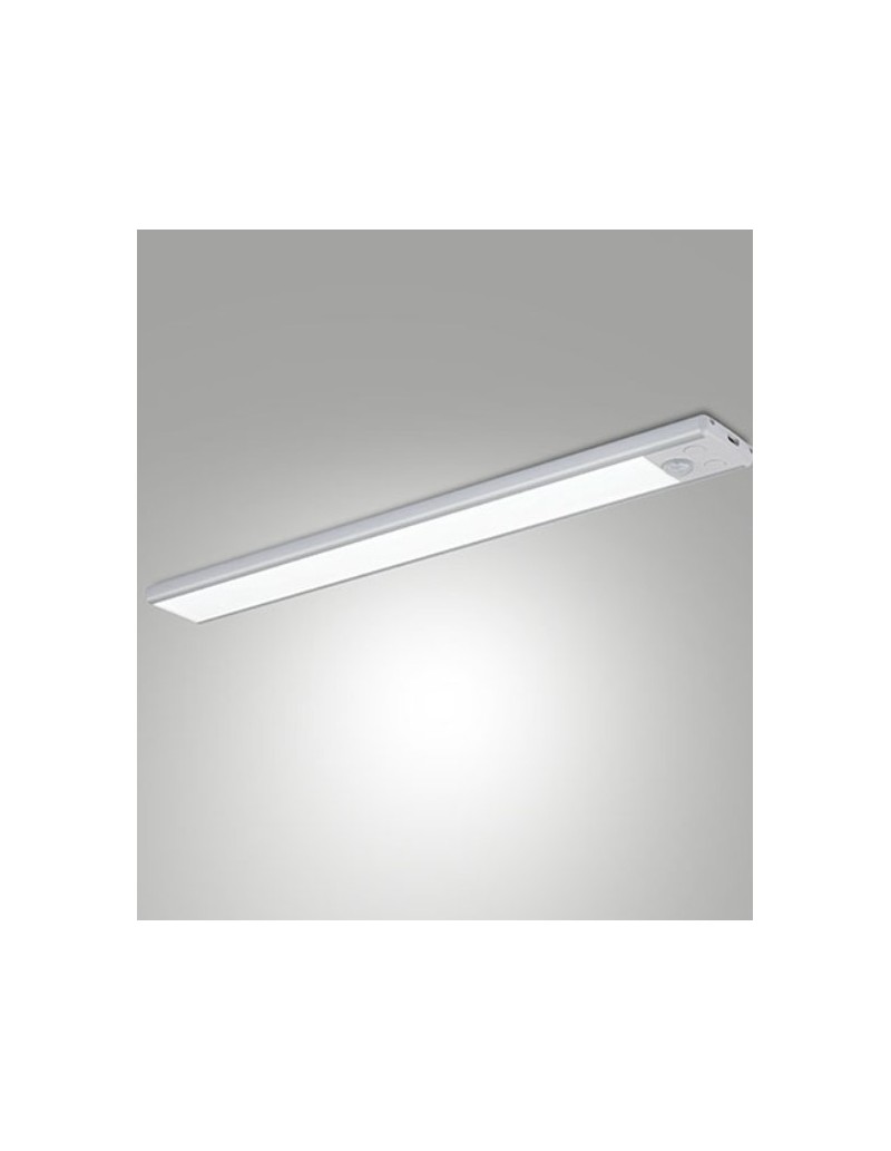 Profilo LED sottopensile Riva in metallo e policarbonato bianco, touch, 60 cm | Fabas Luce -FABAS LUCE