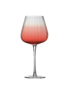 Boulevard set 4 calici vino ballon in vetro con sfumature rosé | Brandani -BRANDANI