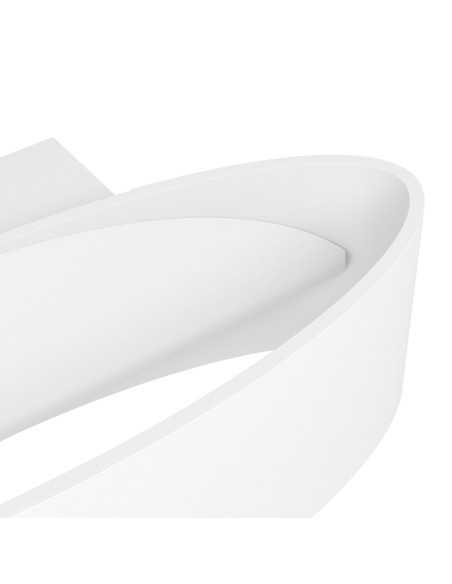 Applique LED Maccacari a fascia 27 cm in alluminio bianco, 1.300 lm 3000 K | Eglo -EGLO