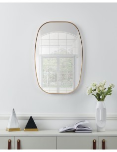 Specchio ovale verticale Ambery 50,5x75,5 cm in vetro | Eglo -EGLO