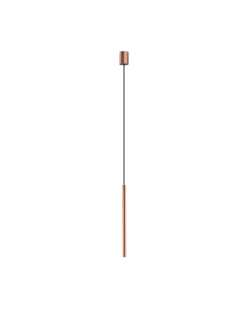 Lampada a sospensione Laser tubolare in acciaio finitura rame, LED G9 | Nowodvorski -NOWODVORSKI