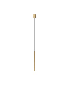Lampada a sospensione tubolare Laser in acciaio finitura oro, H 49-130 cm, G9 | Nowodvorski -NOWODVORSKI