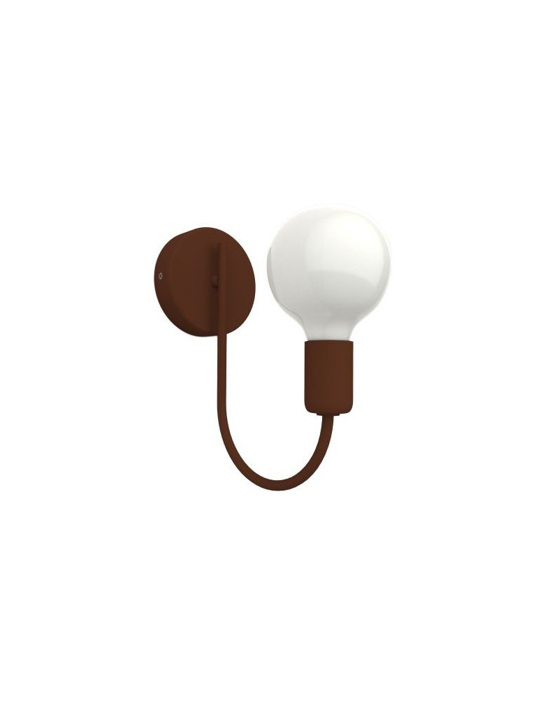 Applique Classic stilizzata in metallo corten 30x20 cm, E27 | Lumicom -LUMICOM