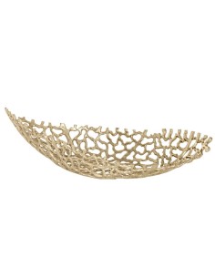Centrotavola traforato Kimitsu in alluminio oro, 60x25 cm | Eglo -EGLO