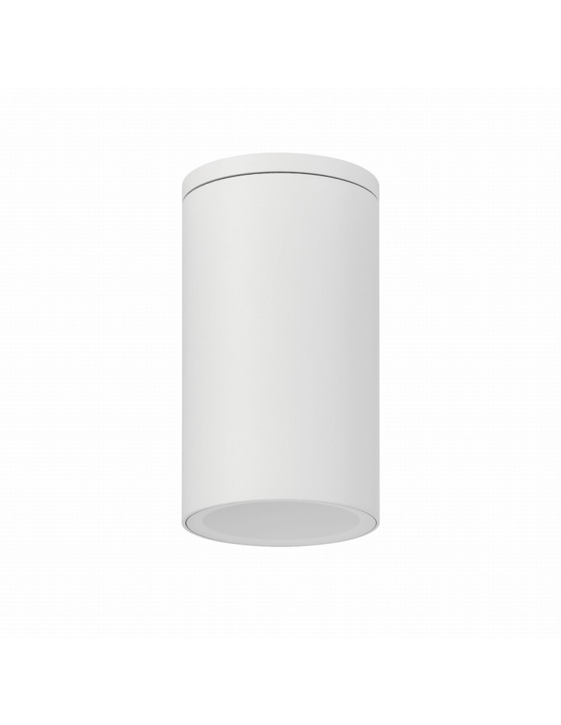 Plafoniera da esterno Kandanchu a cilindro in alluminio bianco, 1 GU10, IP54 | Mantra -MANTRA