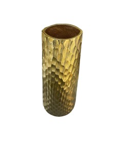 Vaso in metallo oro, collezione Messing, H 31 cm | Mauro Ferretti -EGLO