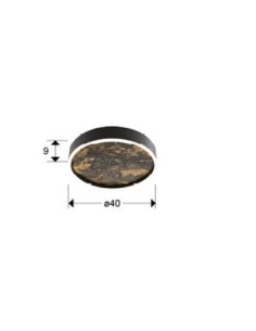 Plafoniera LED Stone Ø 40 cm, 56 W, luce regolabile 3000-6000 K | Schuller -SCHULLER 2