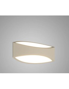 Applique LED lineare 45 cm in metallo sabbia, 19 W K-Switch 3000/4000 K | Top Light -TOP LIGHT