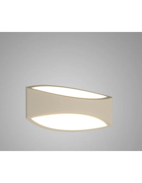Applique LED lineare 45 cm in metallo sabbia, 19 W K-Switch 3000/4000 K | Top Light -TOP LIGHT