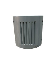 Applique da esterno Visus IP65 in alluminio grigio con vetro acidato, 2 G24d-3 | Arealite -AREALITE