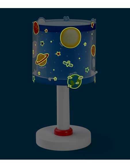 Lumetto per bambini Planets pianeti del sistema solare, si illumina al buio, E14 | Dalber -DALBER
