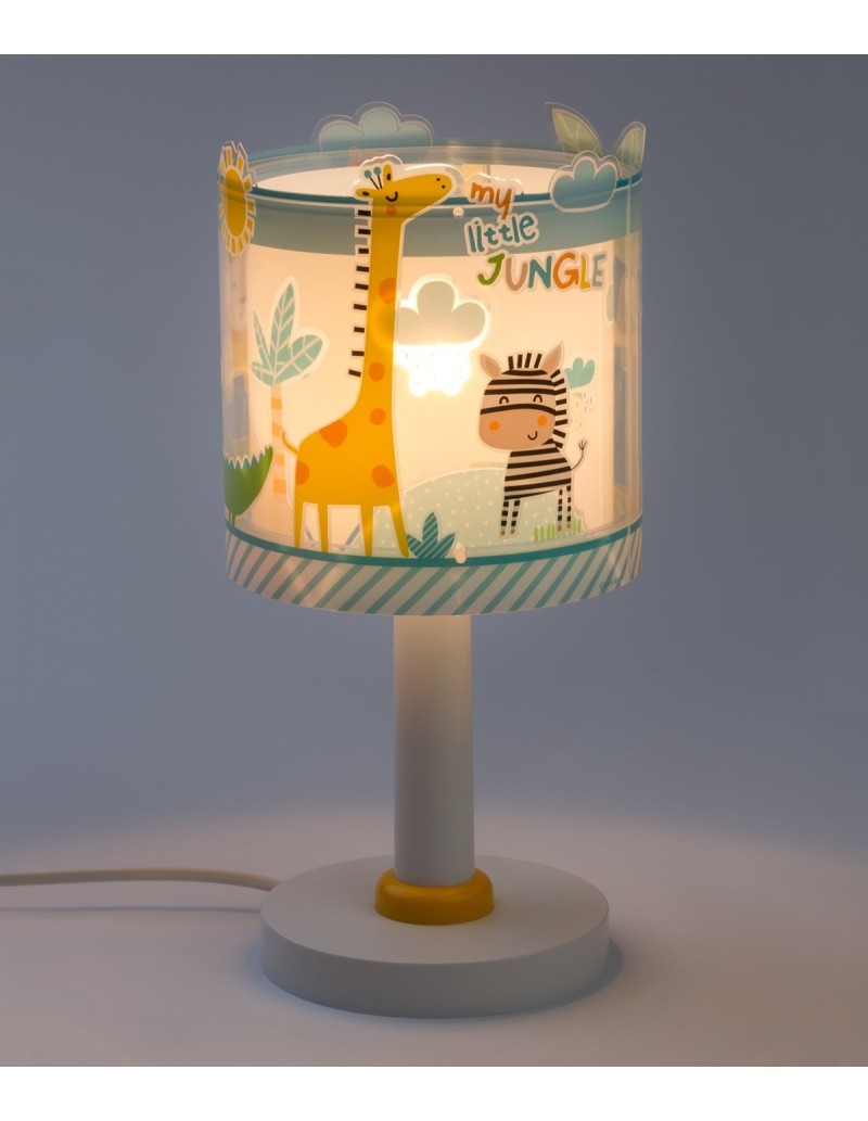 Lumetto per bambini My Little Jungle giungla, si illumina al buio, E14 | Dalber -DALBER
