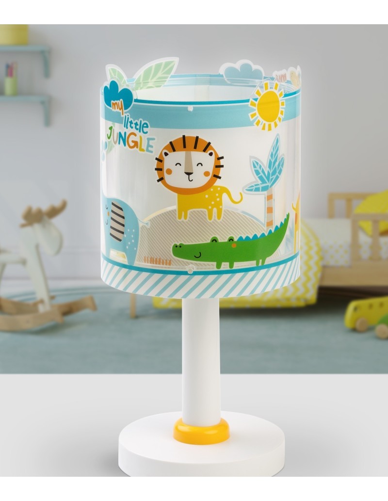 Lumetto per bambini My Little Jungle giungla, si illumina al buio, E14 | Dalber -DALBER