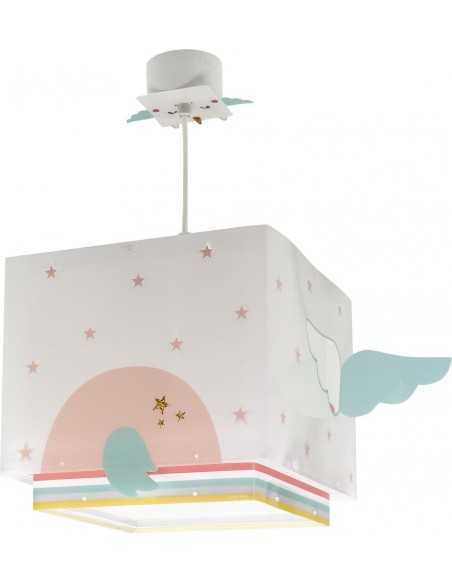 Lampadario per bambini Little Unicorn a forma di unicorno bianco, 1 luce | Dalber -DALBER