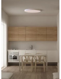 Plafoniera LED Turin tonda minimal Ø 50 cm bianca, 40 W, CCT 3000/4000/5000 K | Mantra -MANTRA 2